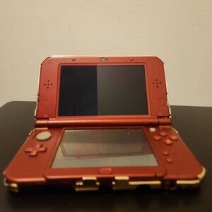 Red Nintendo 3DS XL with Pikachu Case